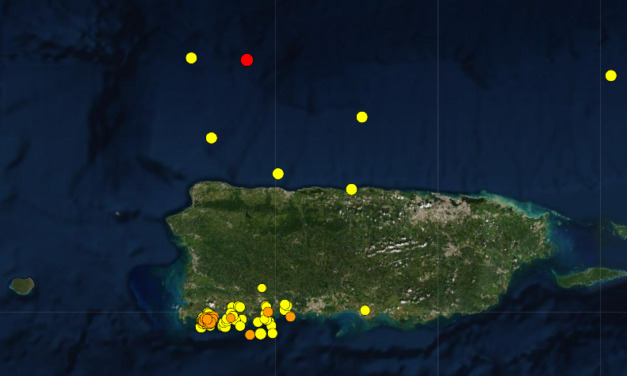 Red Sísmica reporta un temblor de magnitud 3.9 al norte de Hatillo