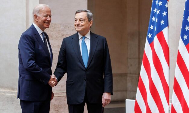 Biden  Y  DRAGHI defienden la «solidez» del pacto trasatlántico antes del G20