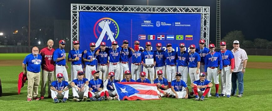 Puerto Rico obtiene medalla de plata en Serie de Las Américas de béisbol U15