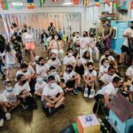 Niños muestran sus obras de arte en exhibición en comunidad Puente Banco de Cataño